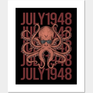 Funny Octopus - July 1948 Posters and Art